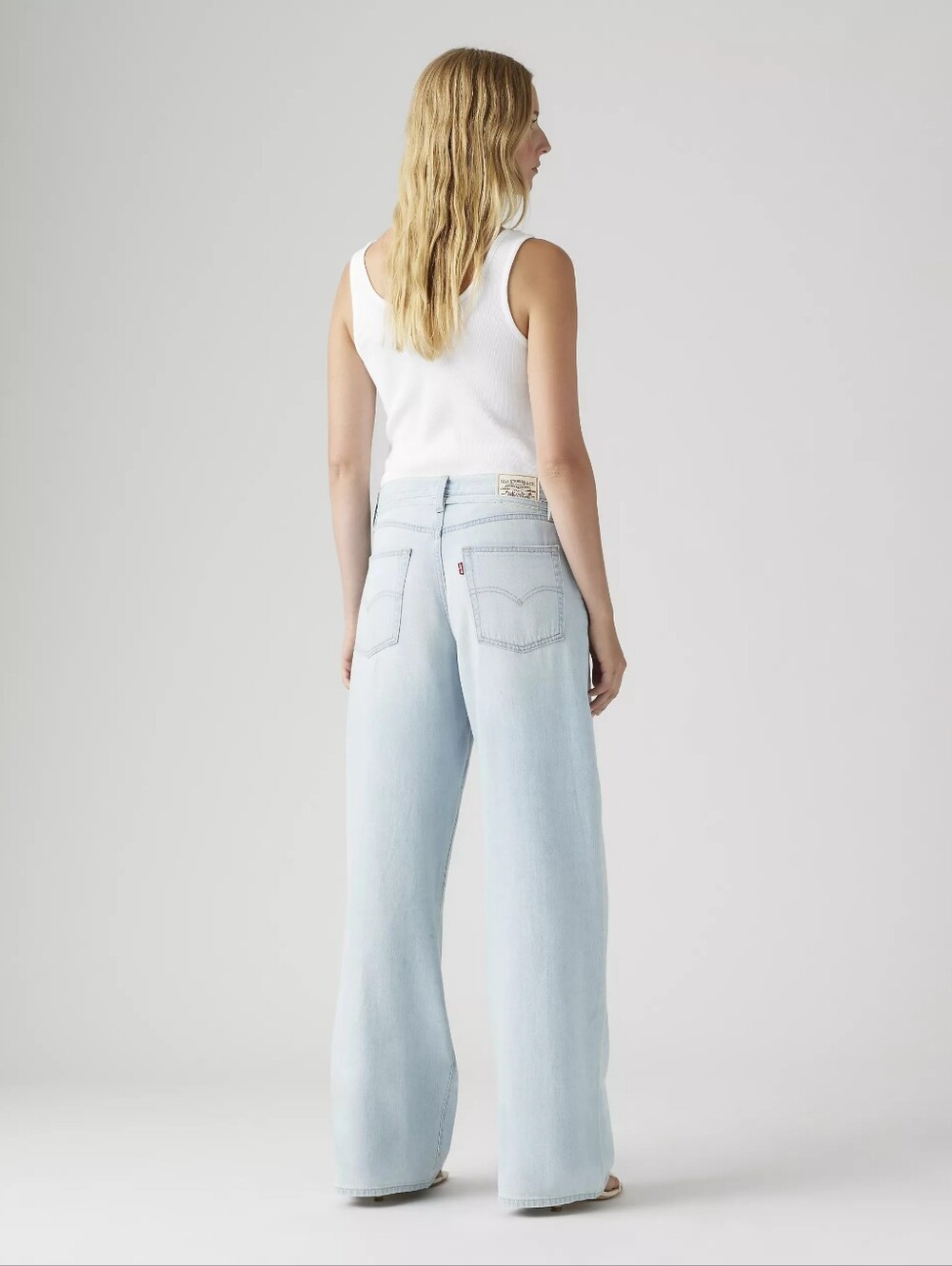Levi's XL Baggy Straight Wide Leg Jeans 29W In Luxury Trip - Light Wash